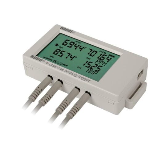 UX120-006M - Data Logger analógico con 4 entradas analógicas de 16 bits con 4 Mega de memoria, pantalla y puerto USB